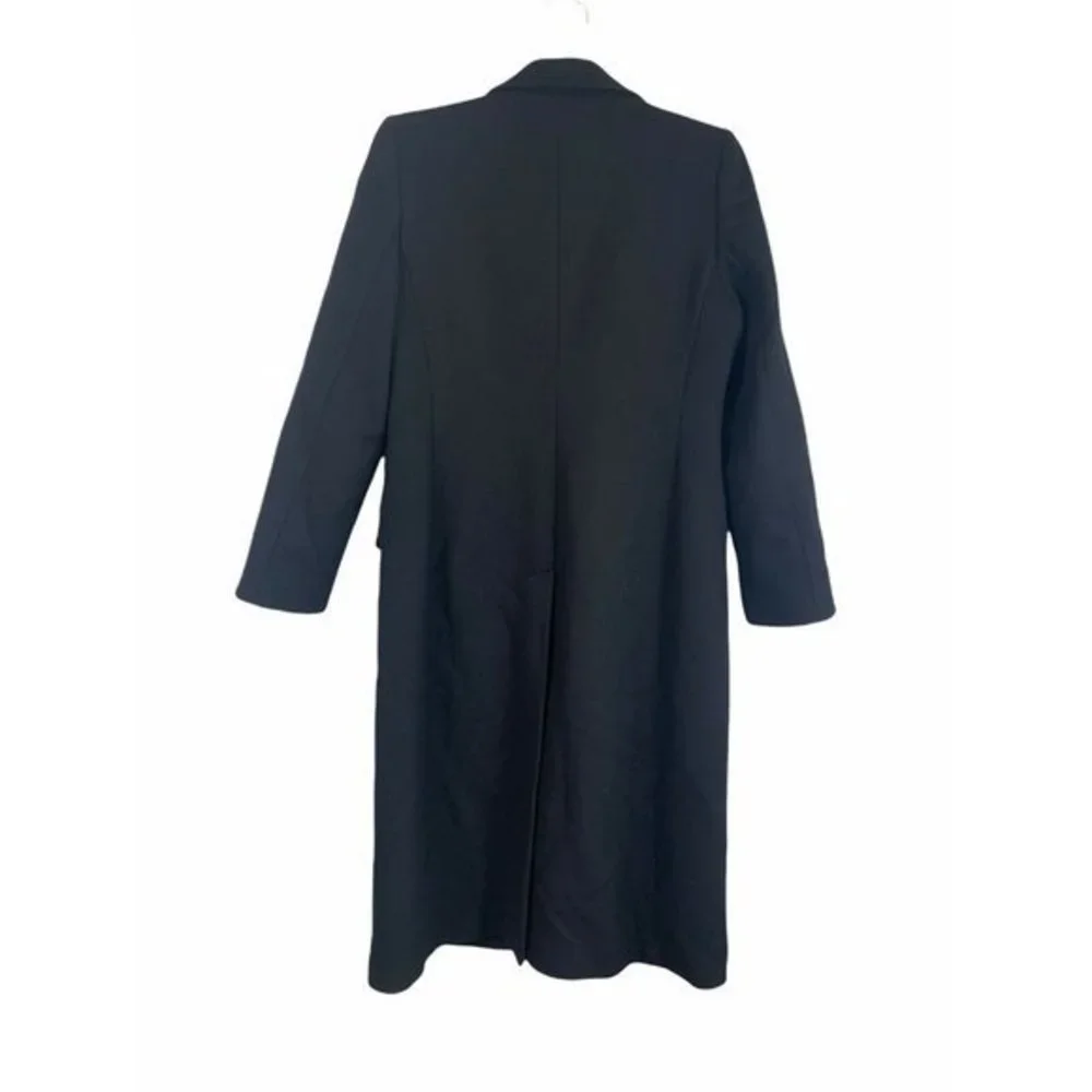 Dolce & Gabbana Basic 46 Virgin Wool Single Breasted Trench Coat Made In Italy - Picture 2 of 11